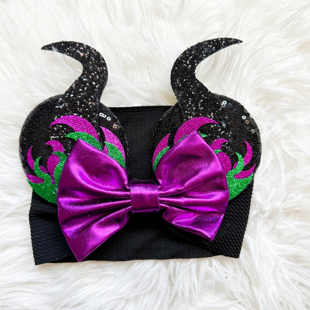 Maleficent Baby Minnie Mouse Headband Mouse headband Baby Disney Toddler